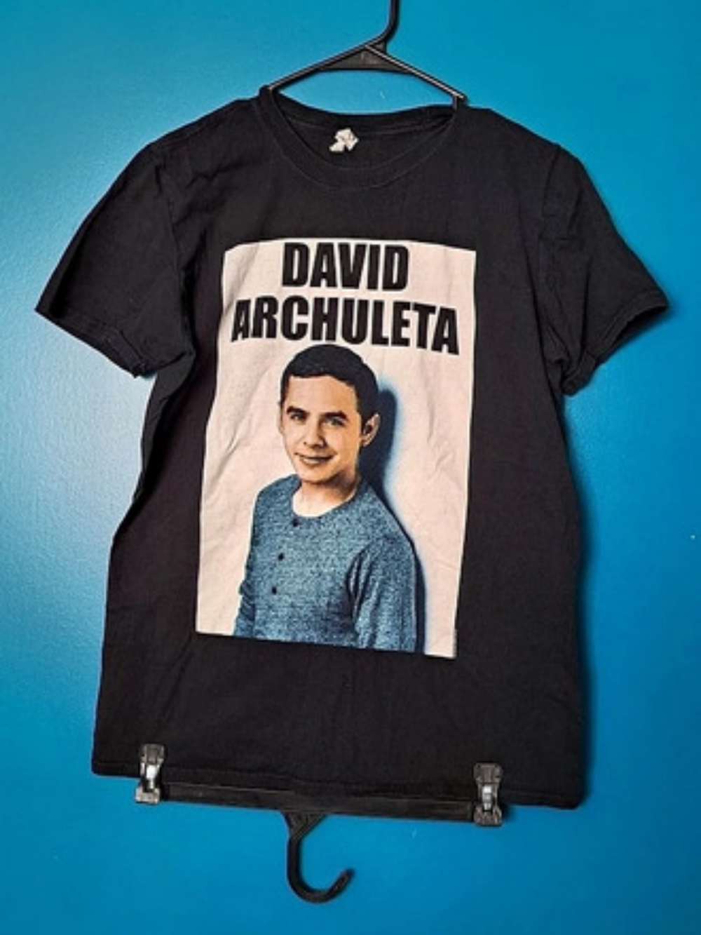 David Archuleta graphic tee Graphic Short Sleeve Tee in Black & White